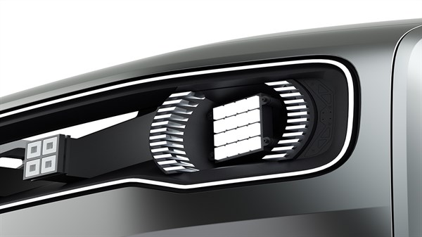 grille and front optics