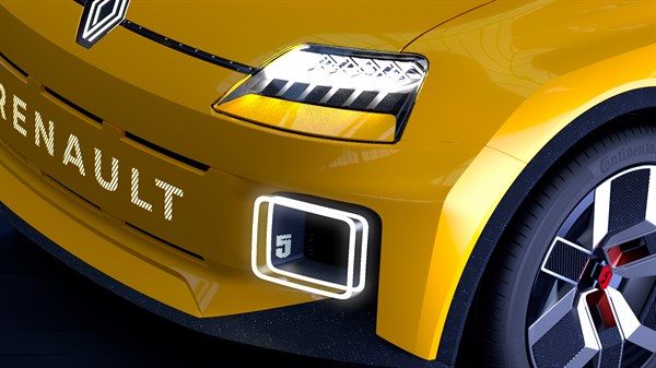 signature lumineuse led - Renault 5 E-Tech electric prototype