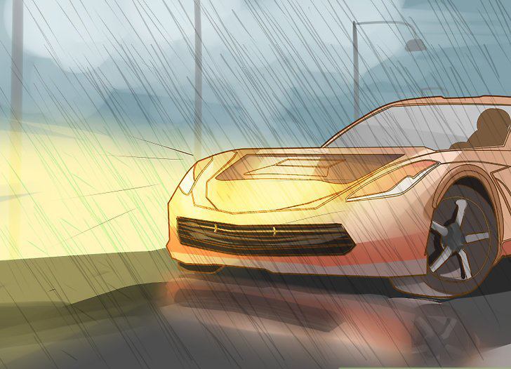 رانندگی در باران