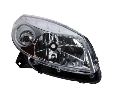 چراغ جلو چپ ساندرو بدون لامپ و سوكت با موتور لولينگ